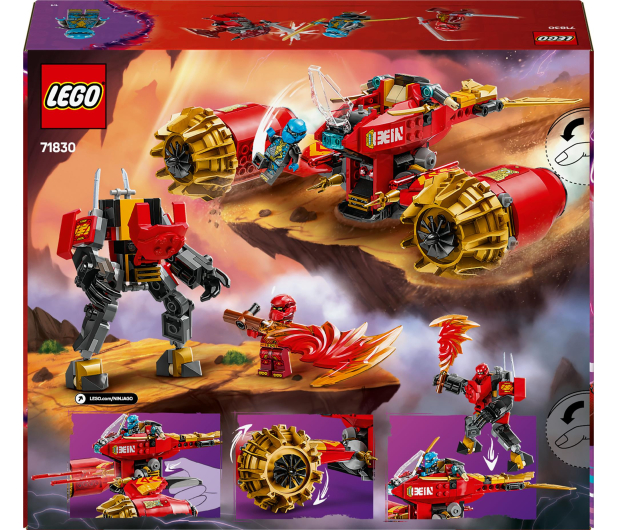 LEGO Ninjago 71830 Burzowy jeździec-mech Kaia - 1284130 - zdjęcie 10